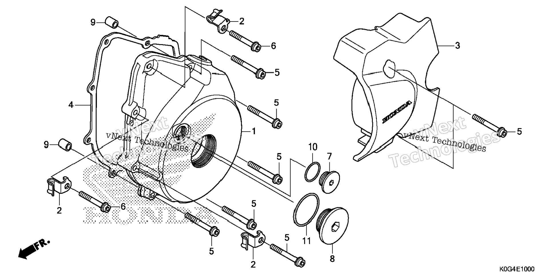 Left Crankcase Cover