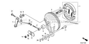 Нажмите для увеличения Rear Brake Panel