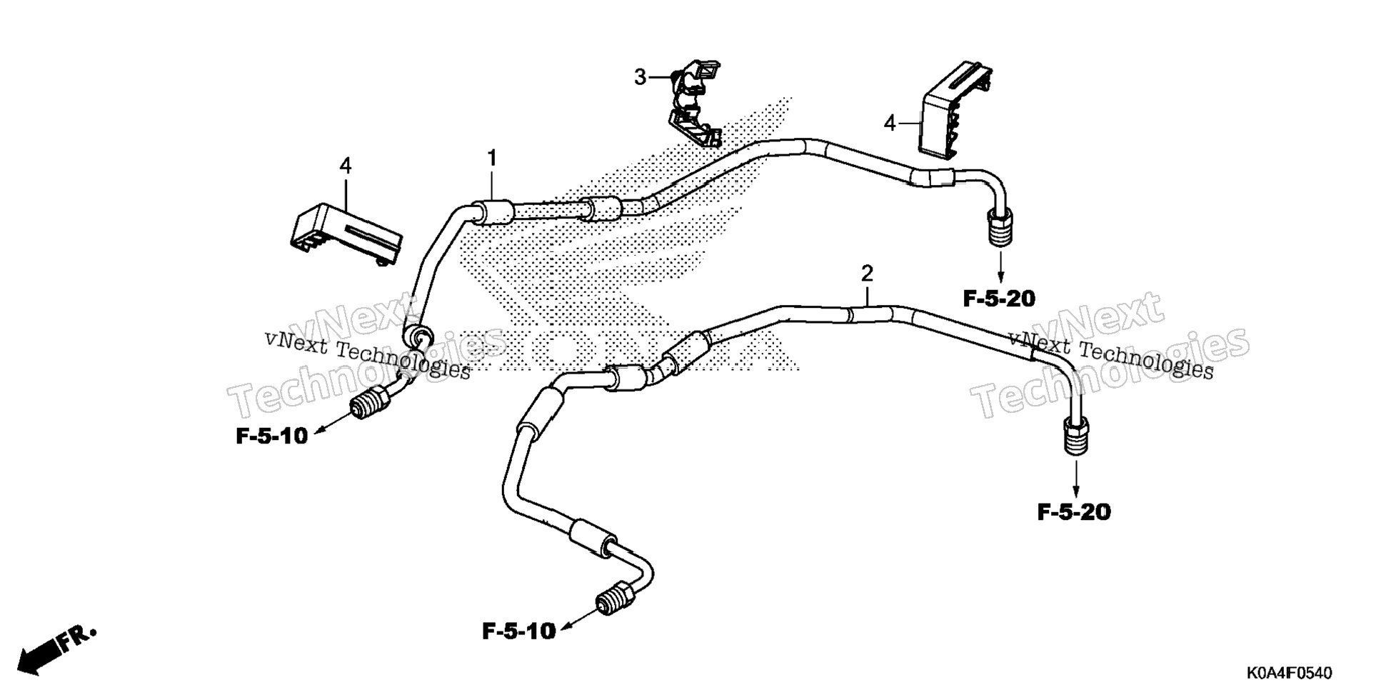 Front Brake Pipe