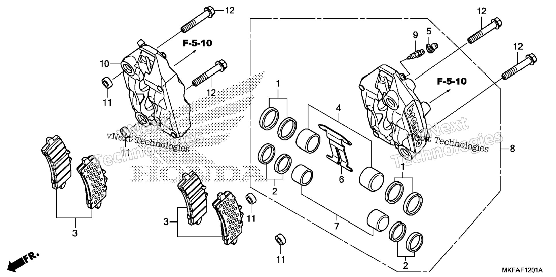 Front Brake Caliper (2)