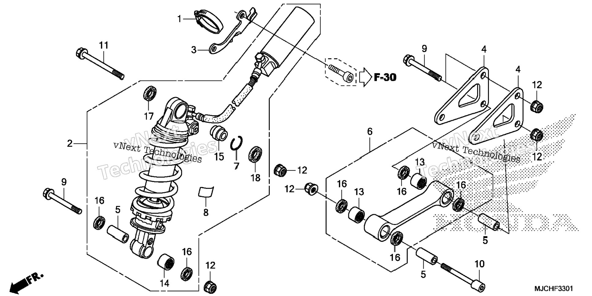Rear Shock Absorber (2)