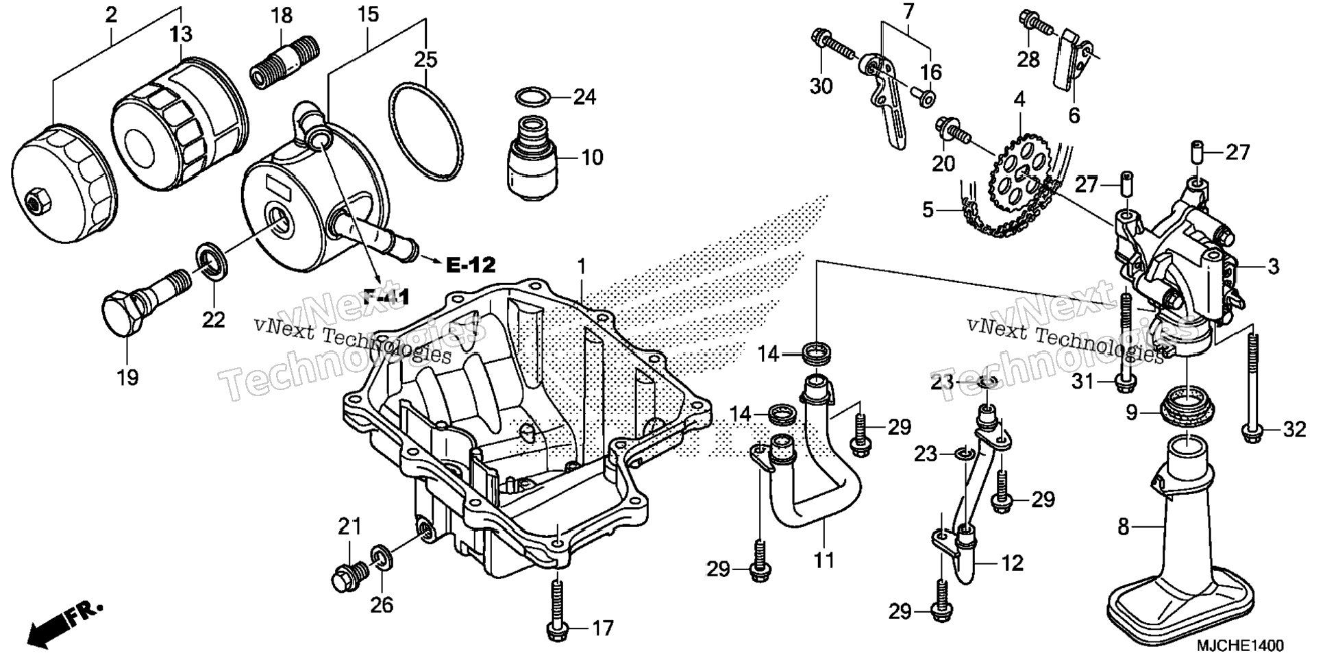 Oil Pan@Oil Pump