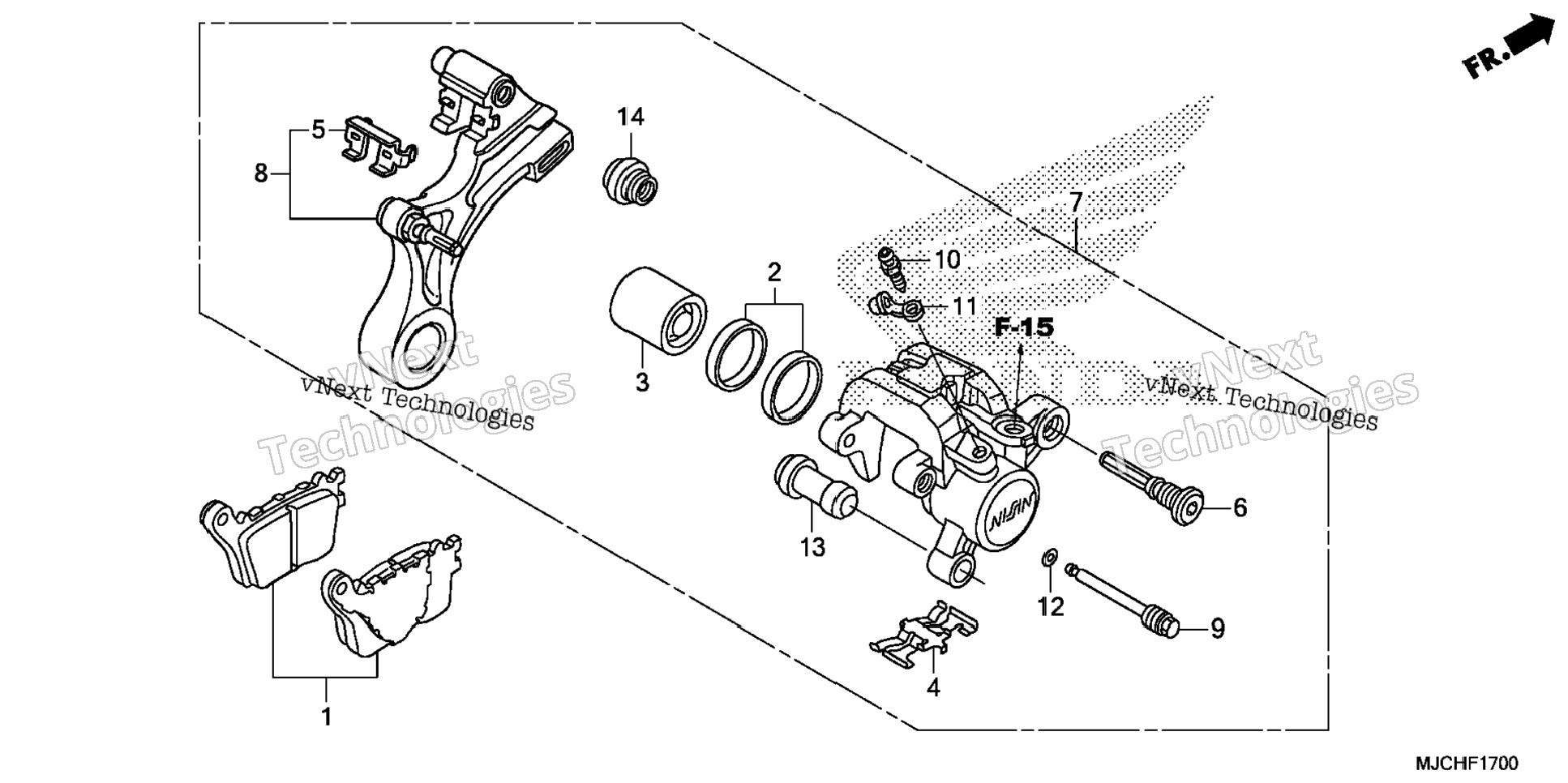 Rear Brake Caliper (1)