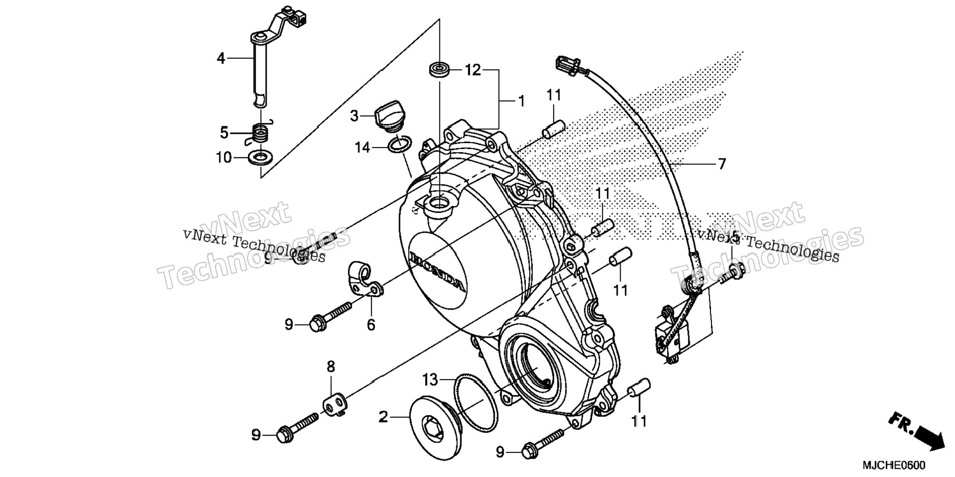 Right Crankcase Cover
