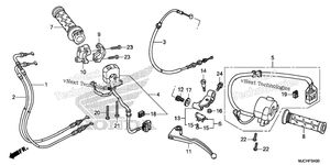 Handle Lever@Switch@Cable