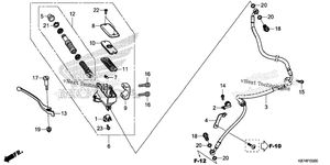 Нажмите для увеличения Front Brake Master Cylinder (1)