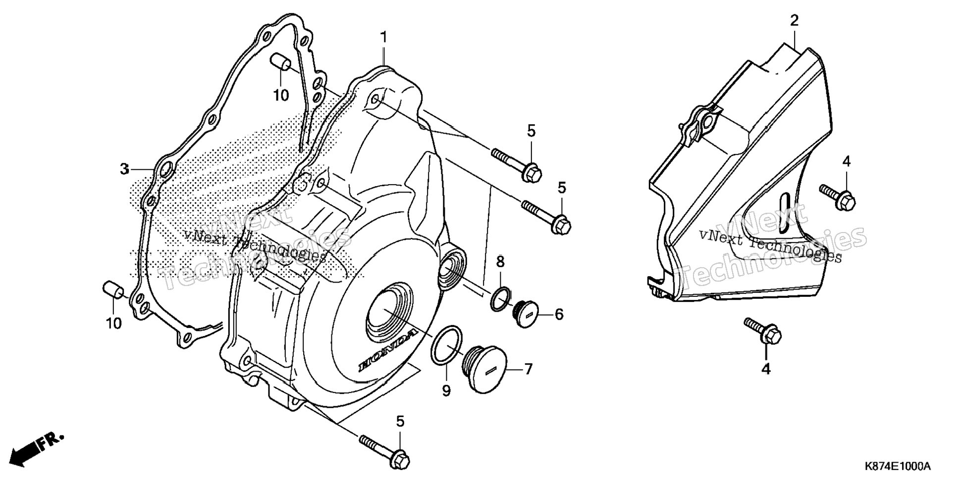 Left Crankcase Cover