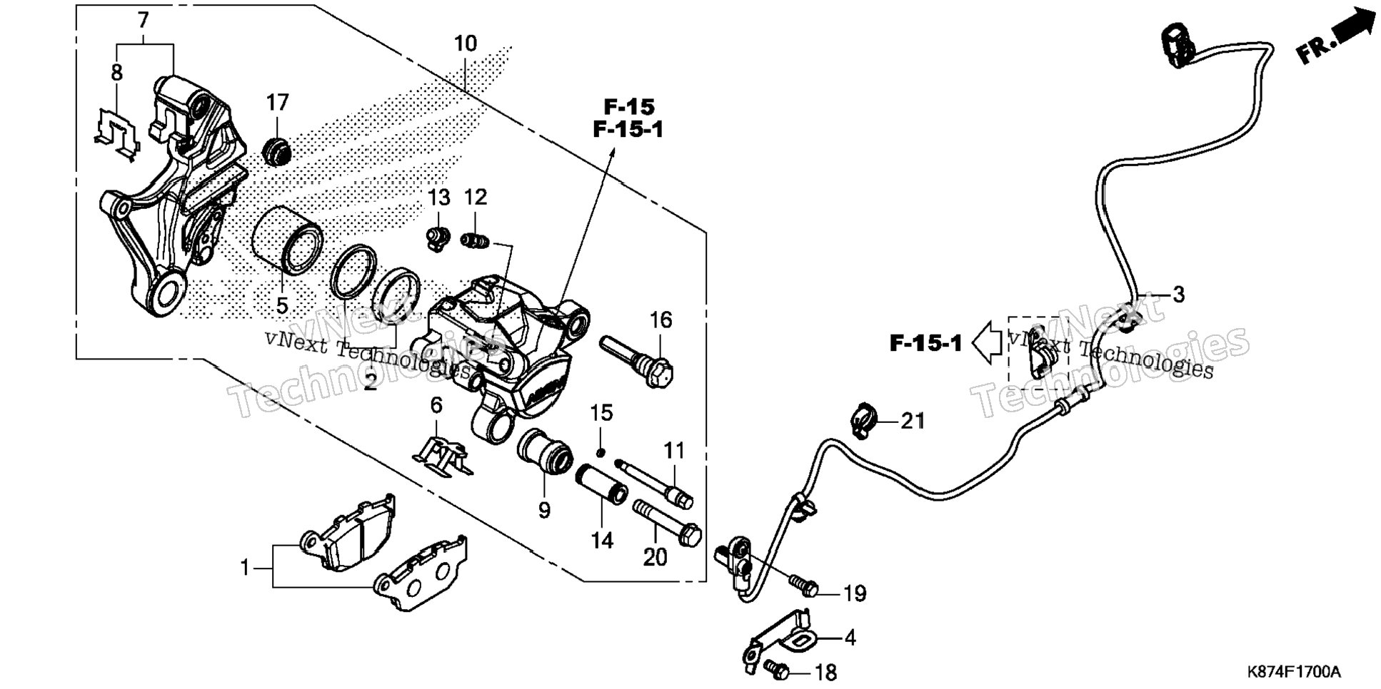 Rear Brake Caliper