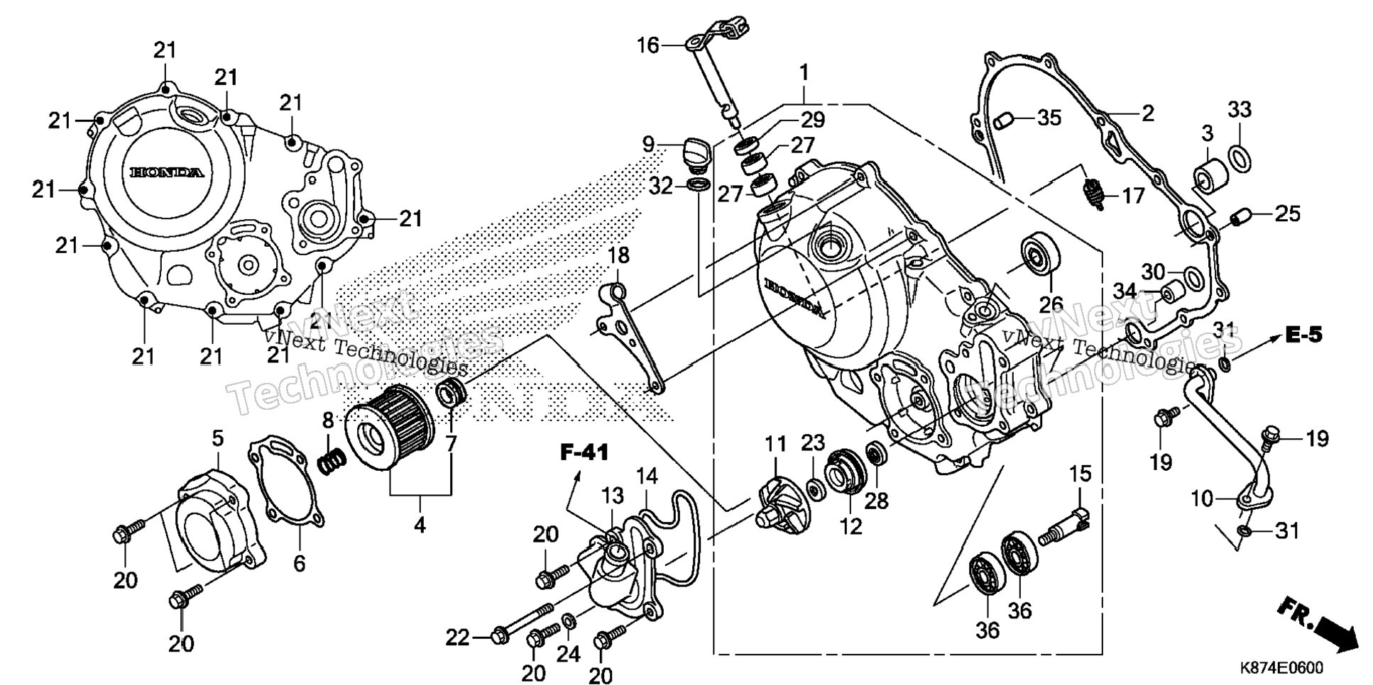 Right Crankcase Cover