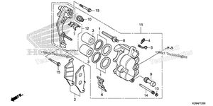 Нажмите для увеличения Front Brake Caliper