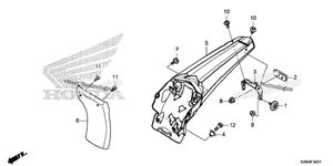 Нажмите для увеличения Rear Fender (2)