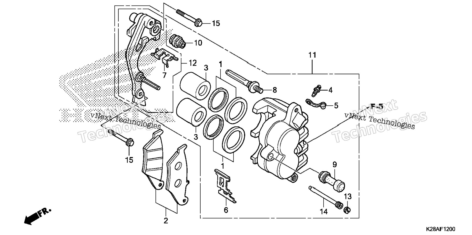 Front Brake Caliper