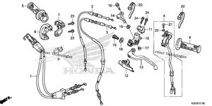 Нажмите для увеличения Handle Lever@Switch@Cable