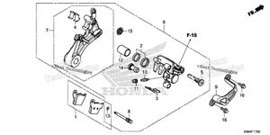 Нажмите для увеличения Rear Brake Caliper