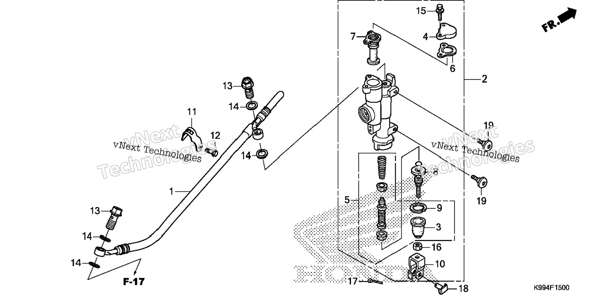 Rear Brake Master Cylinder