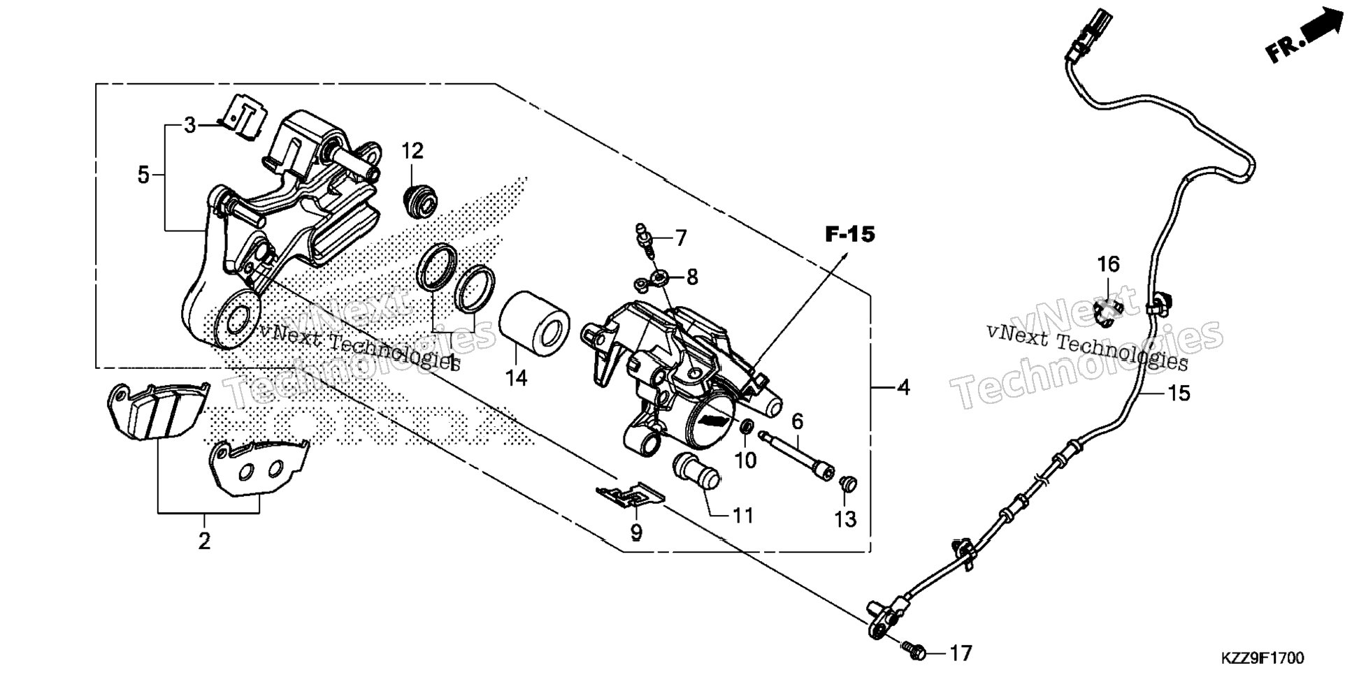 Rear Brake Caliper