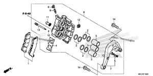 Нажмите для увеличения Rear Brake Caliper