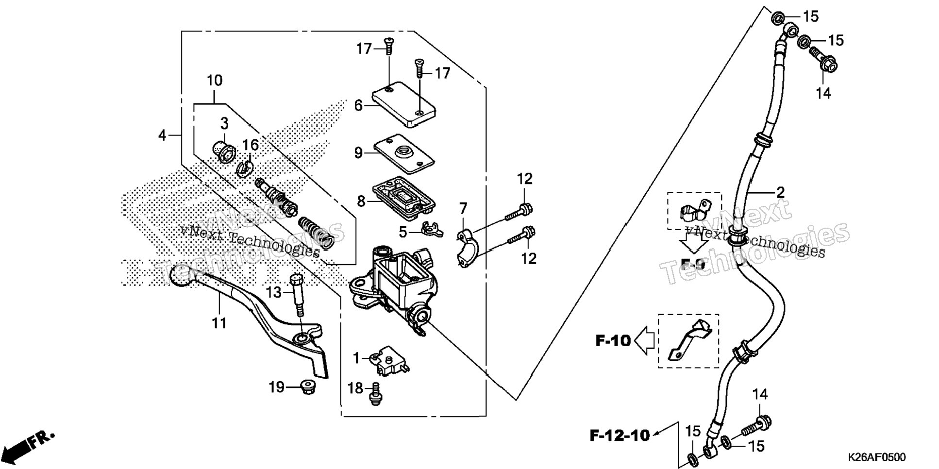 Front Brake Master Cylinder