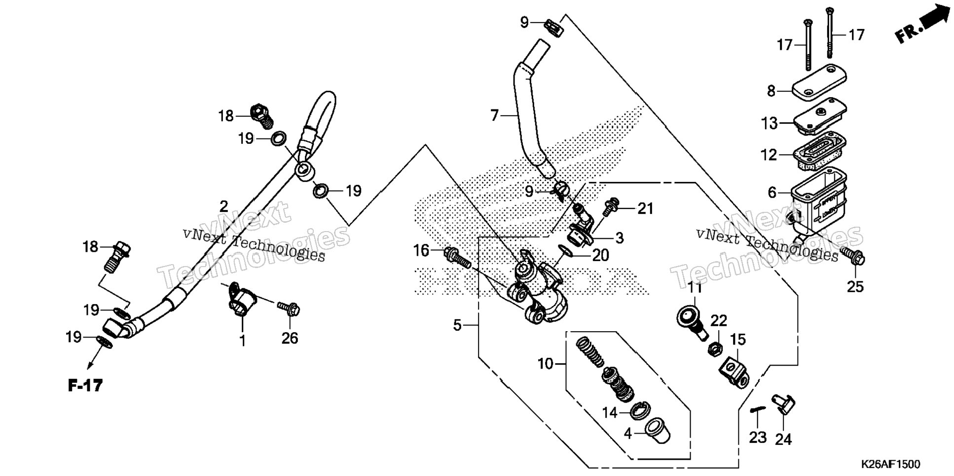 Rear Brake Master Cylinder