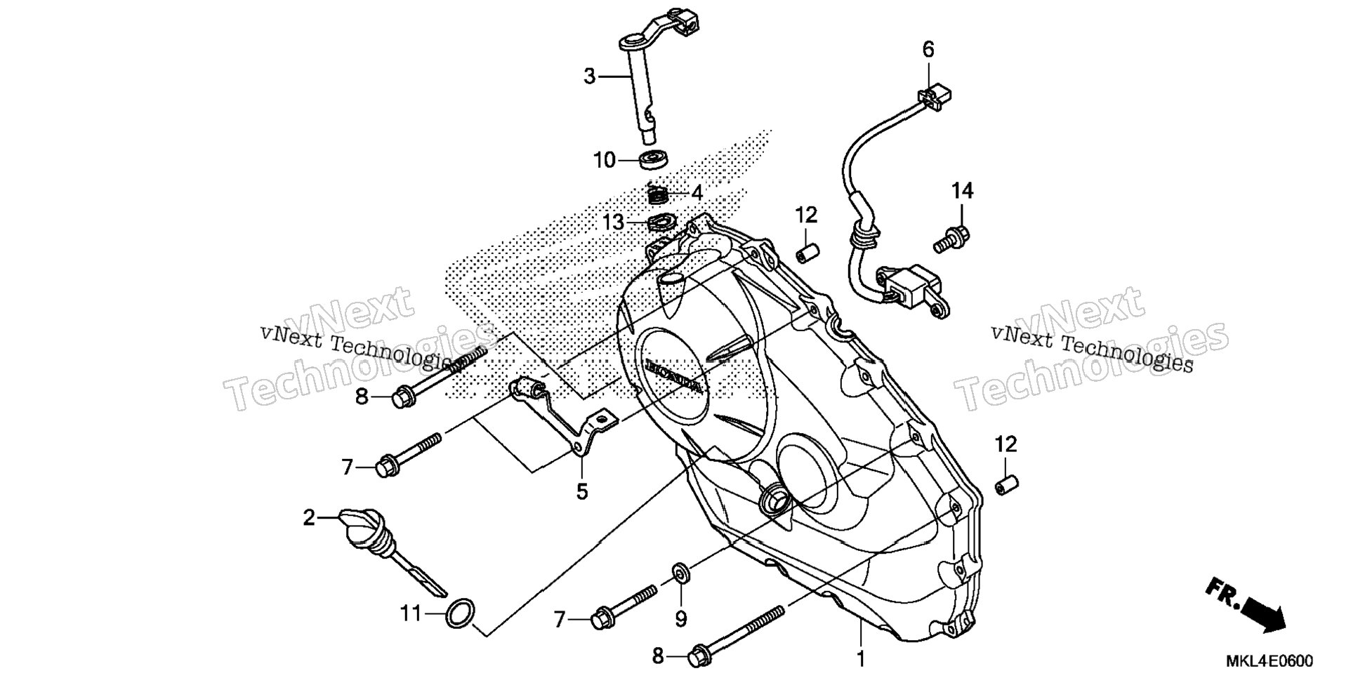 Right Crankcase Cover (1)