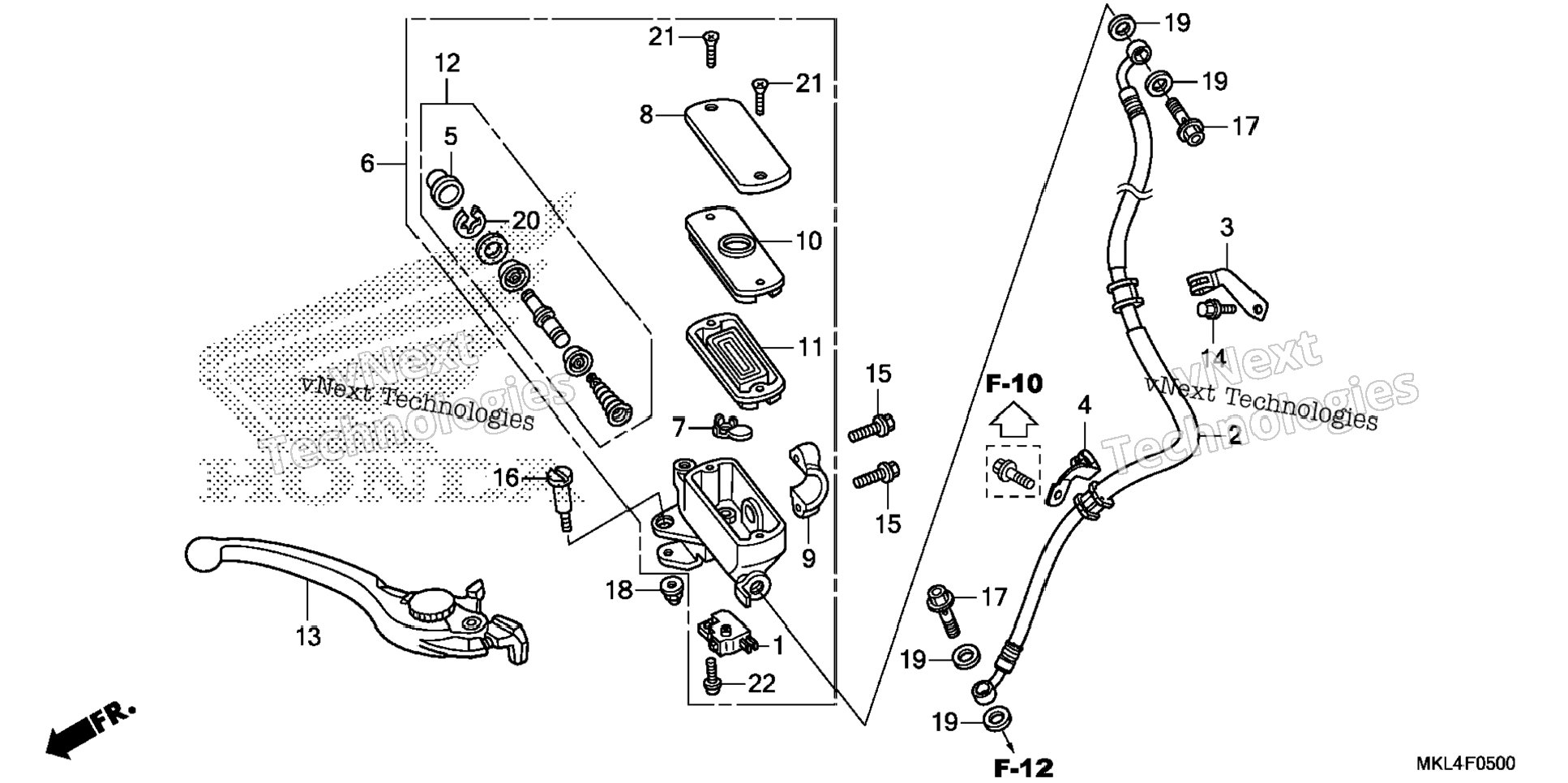 Front Brake Master Cylinder (1)