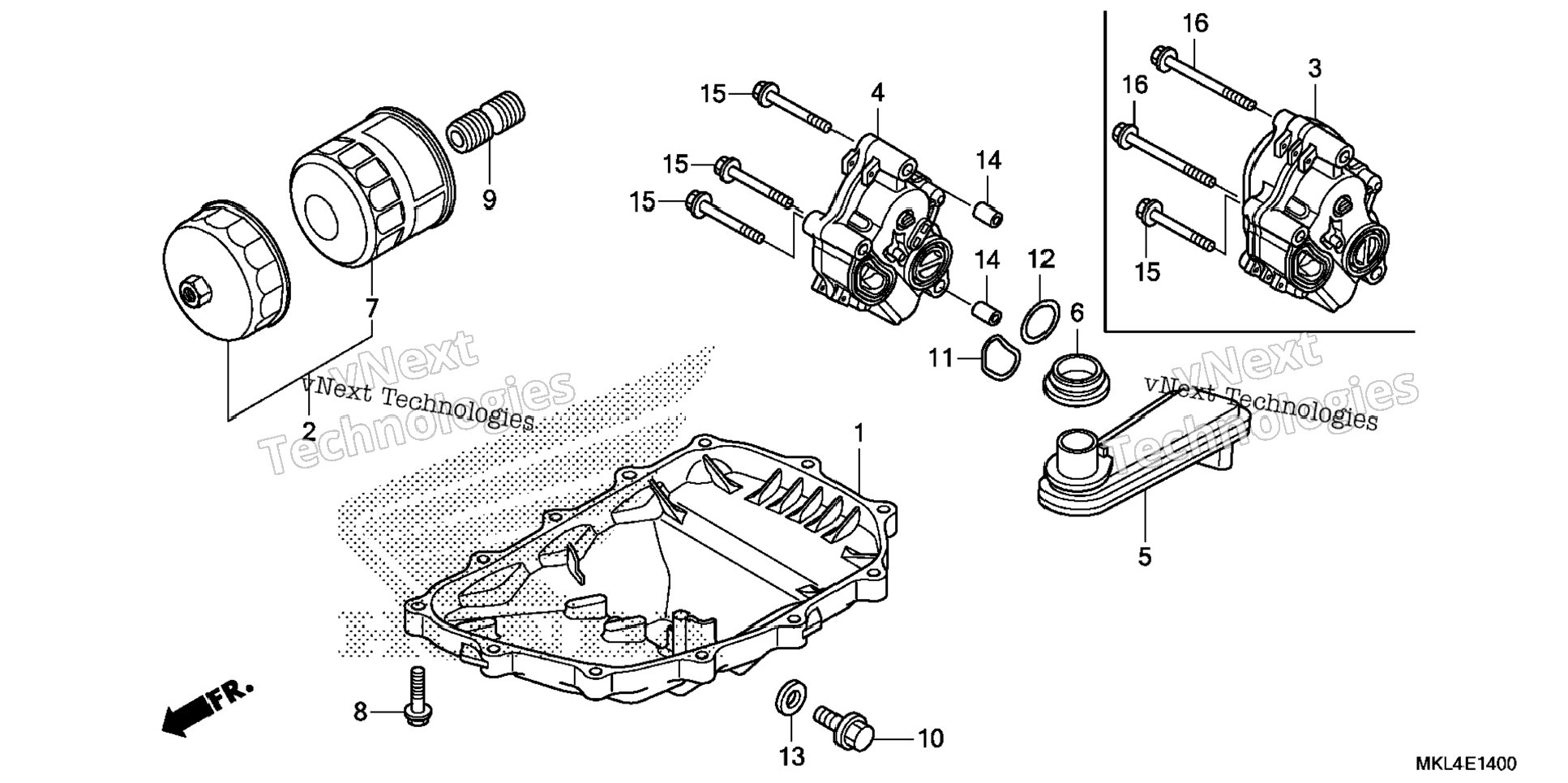 Oil Pan@Oil Pump