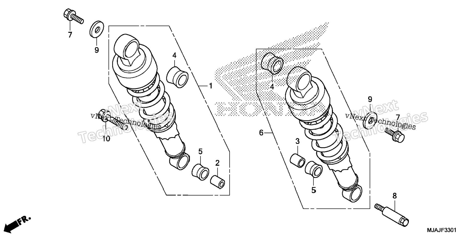 Rear Shock Absorber (2)