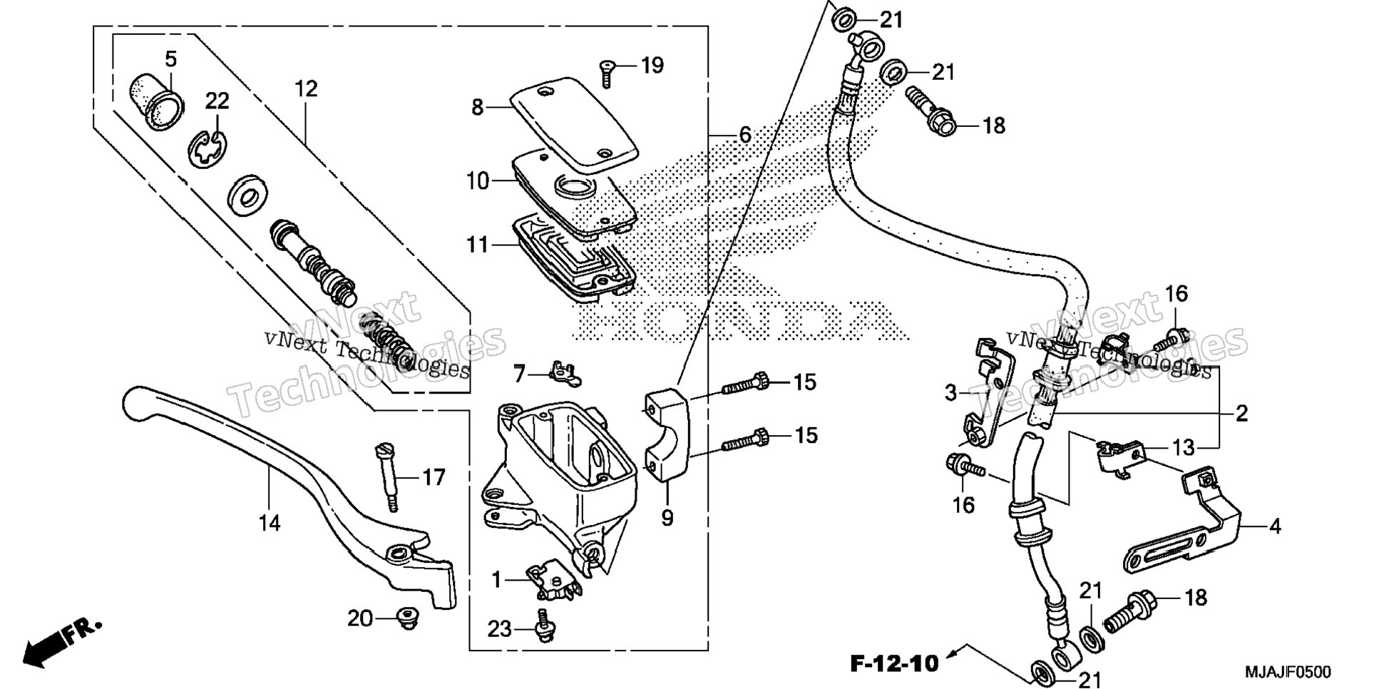 Front Brake Master Cylinder (1)
