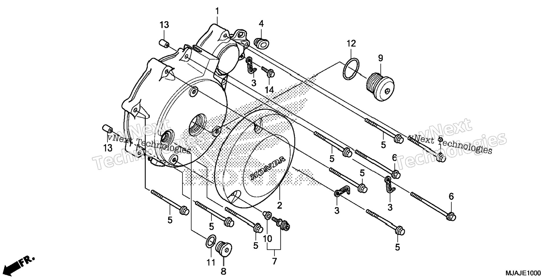 Left Crankcase Cover