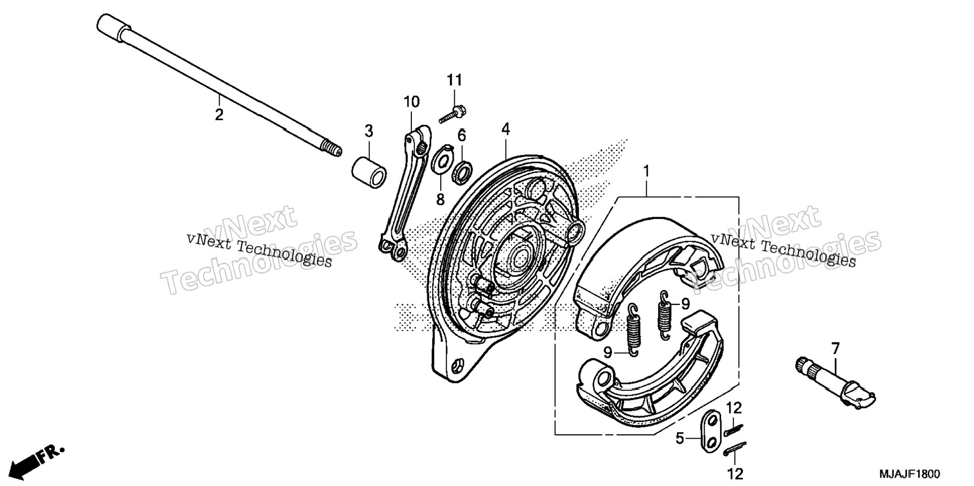 Rear Brake Panel