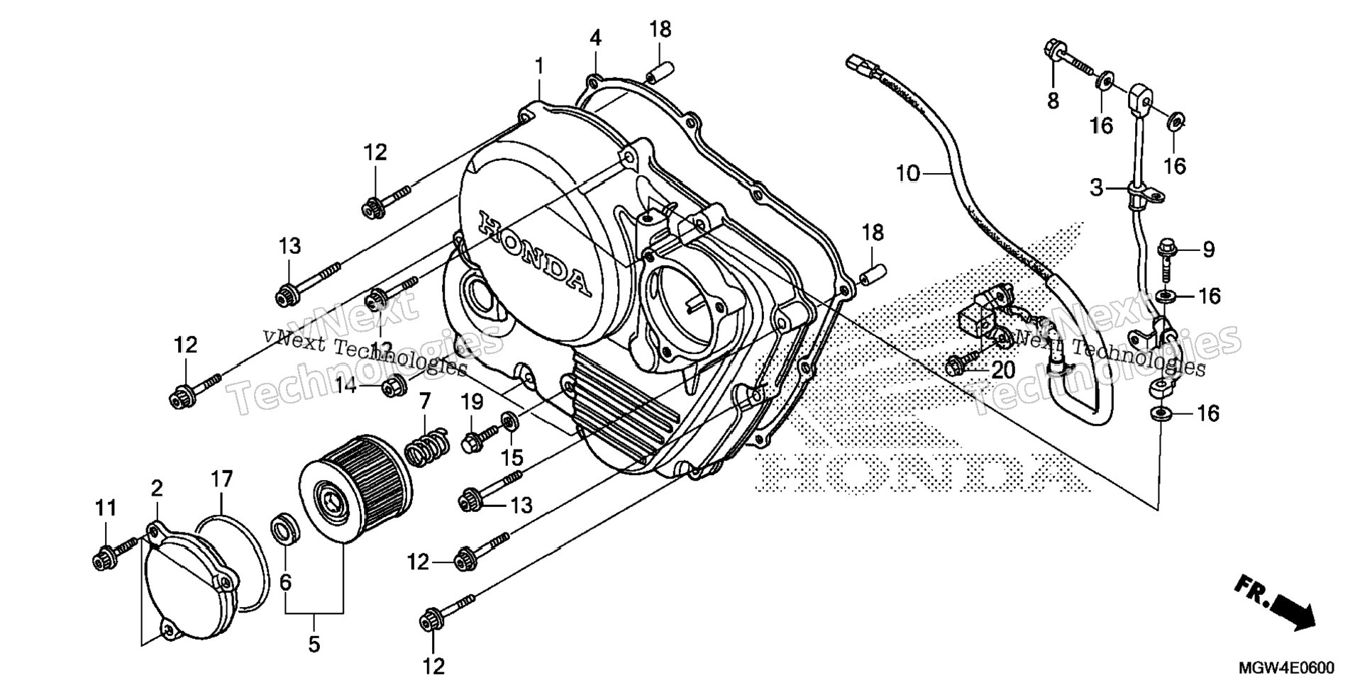 Right Crankcase Cover