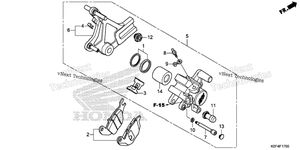 Нажмите для увеличения Rear Brake Caliper
