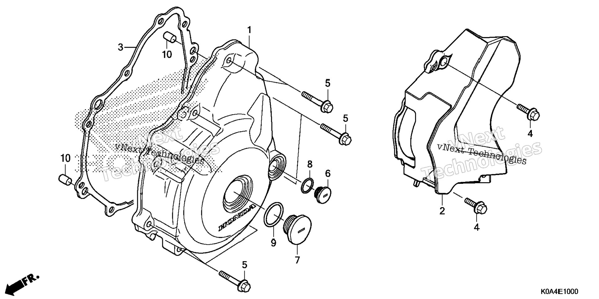 Left Crankcase Cover