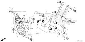 Нажмите для увеличения Rear Shock Absorber