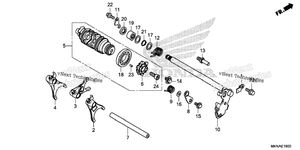Нажмите для увеличения Gearshift Drum