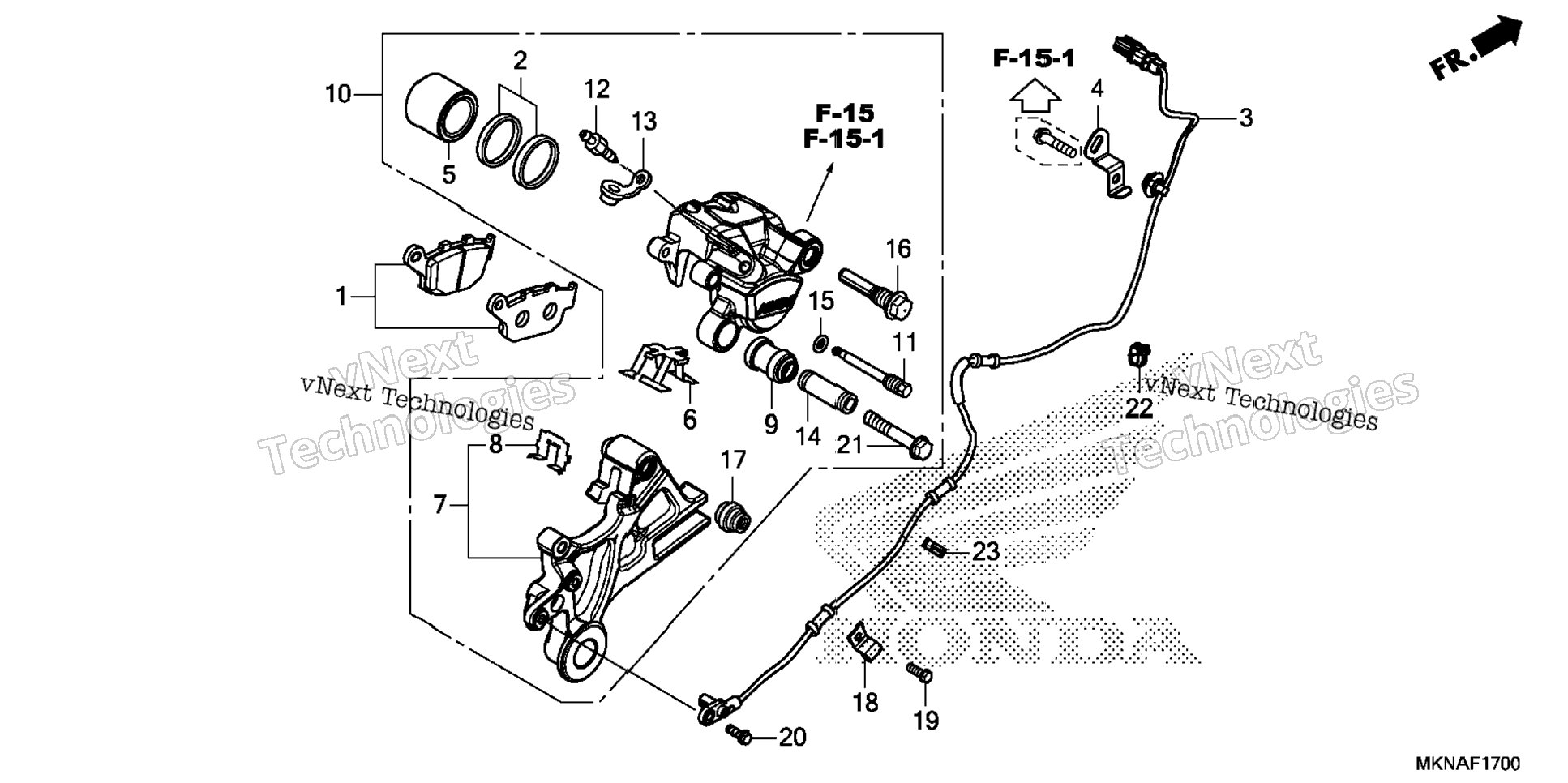 Rear Brake Caliper