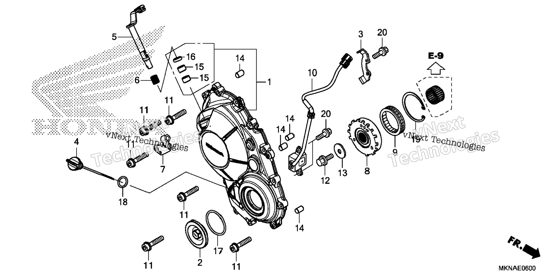 Right Crankcase Cover