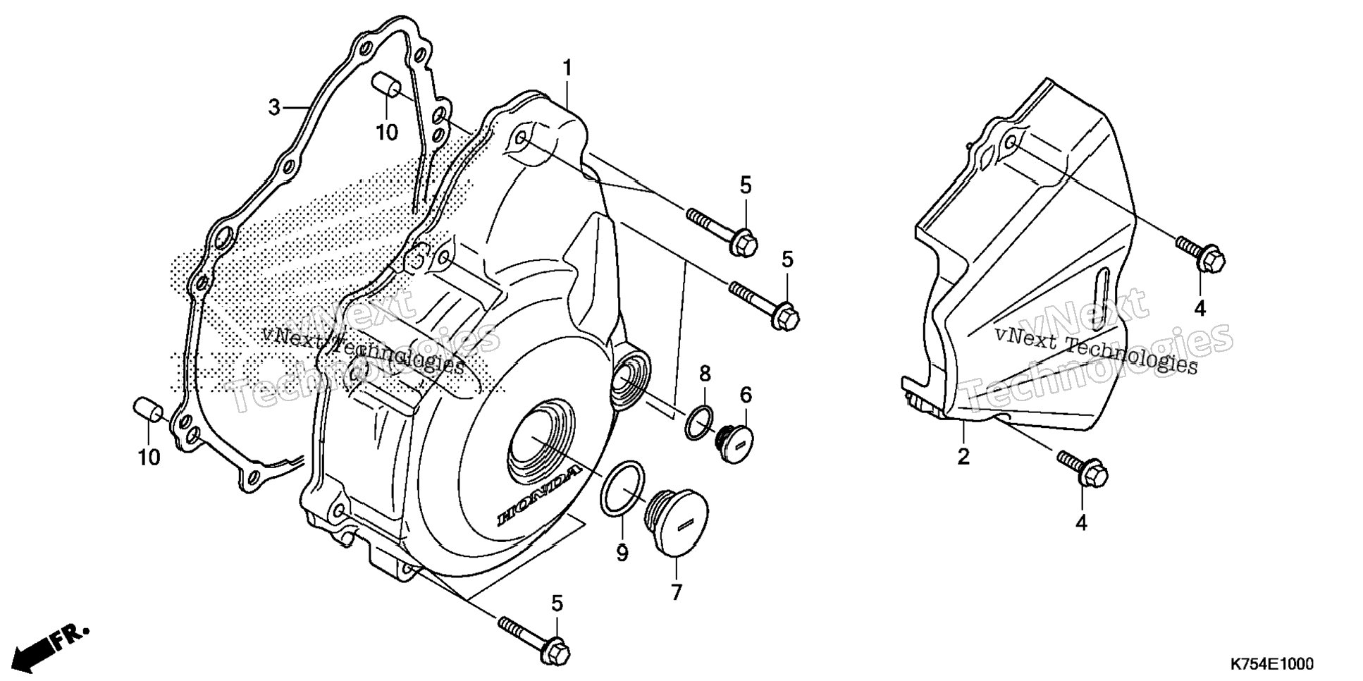 Left Crankcase Cover