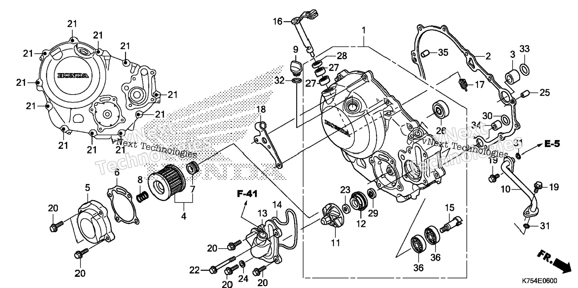 Right Crankcase Cover