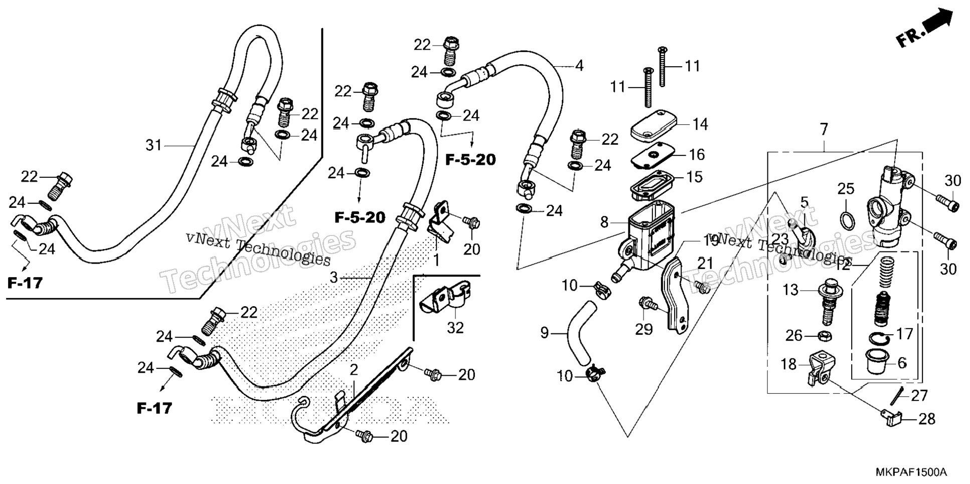 Rear Brake Master Cylinder