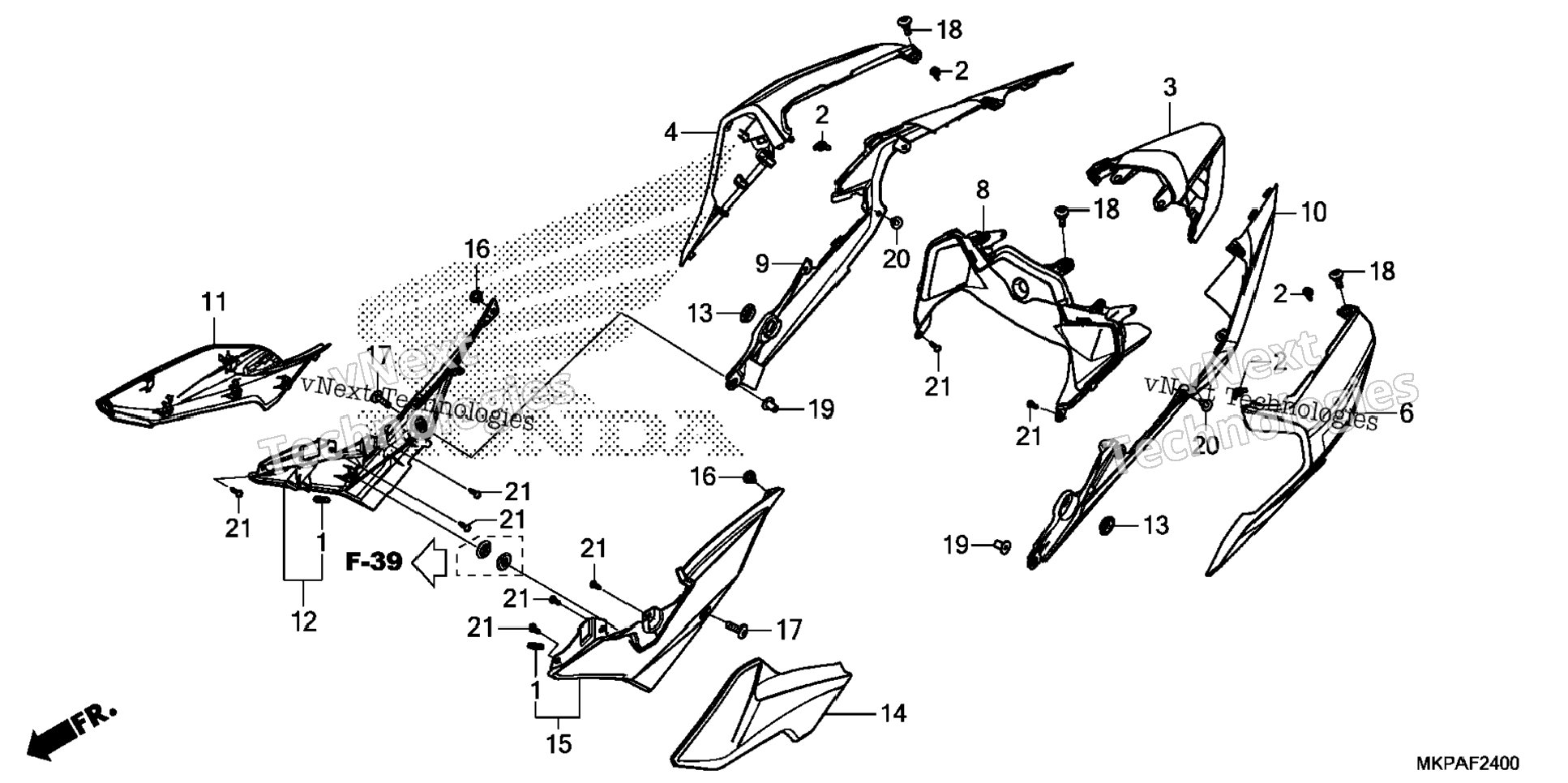 Side Cover@Rear Cowl