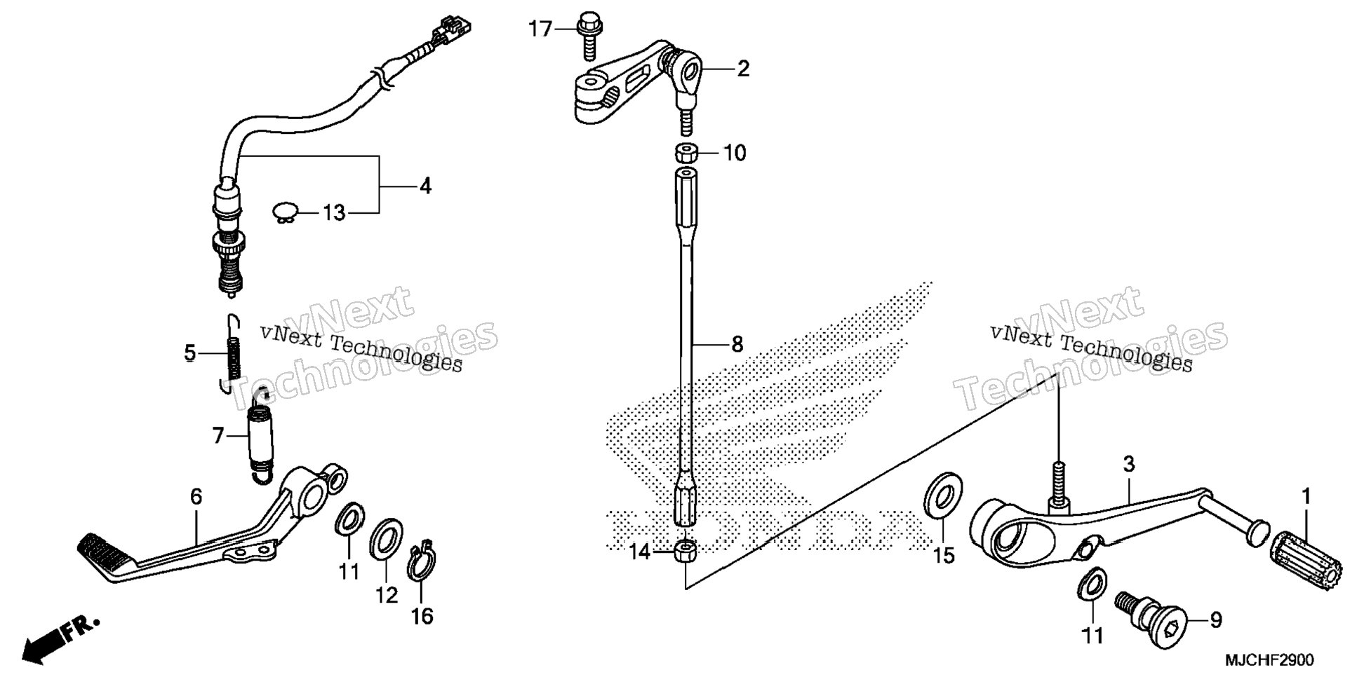 Brake Pedal@Change Pedal