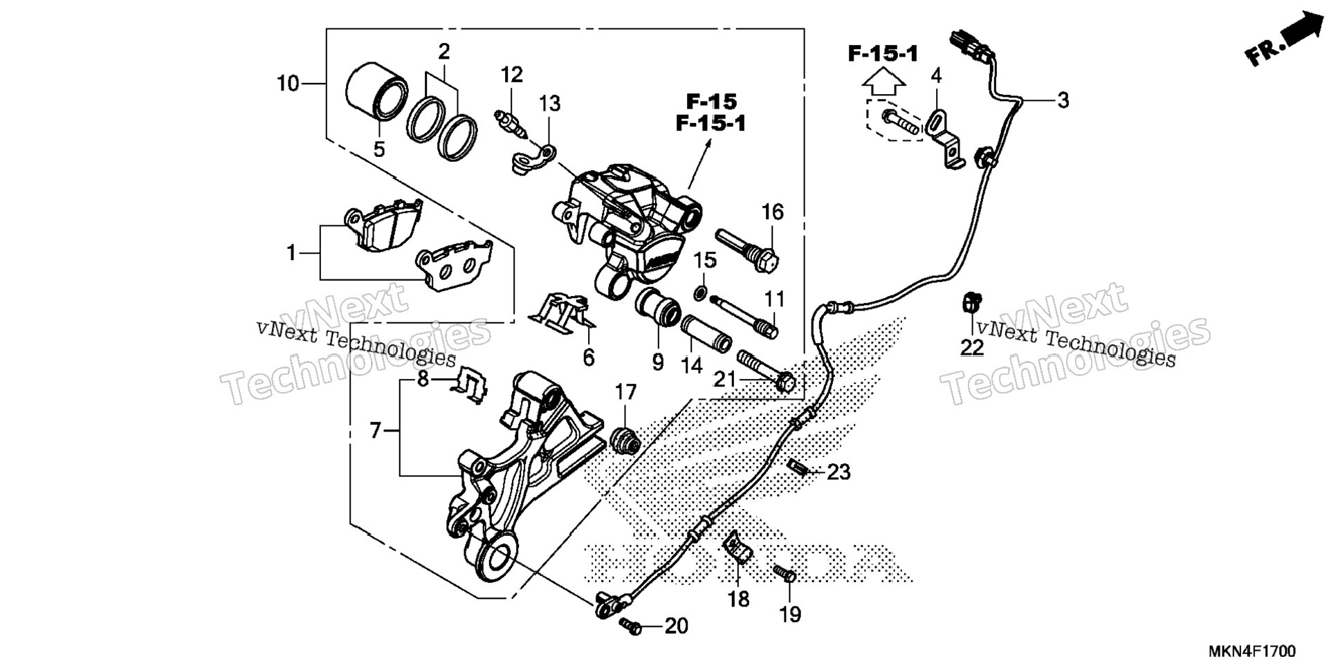Rear Brake Caliper