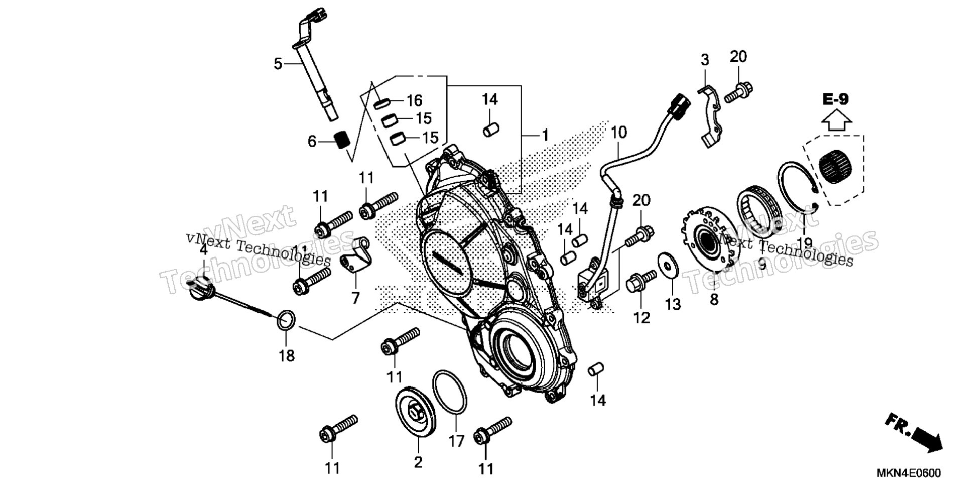 Right Crankcase Cover