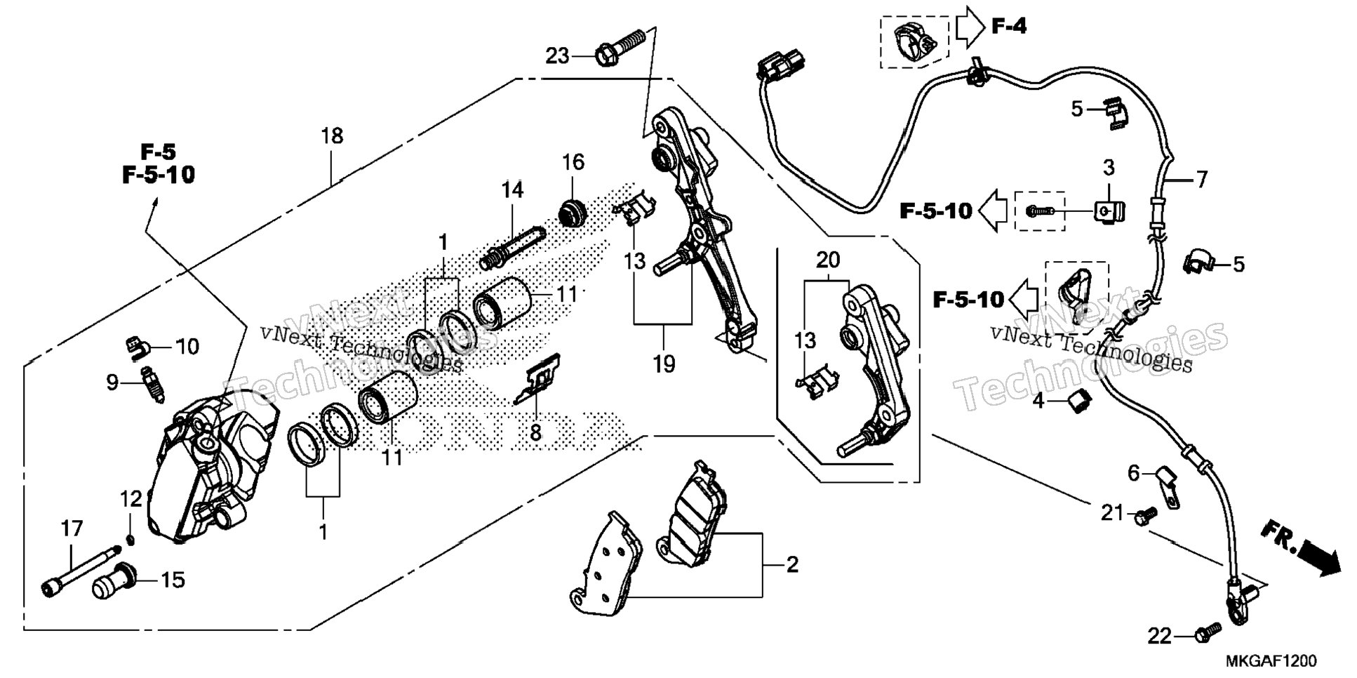Front Brake Caliper