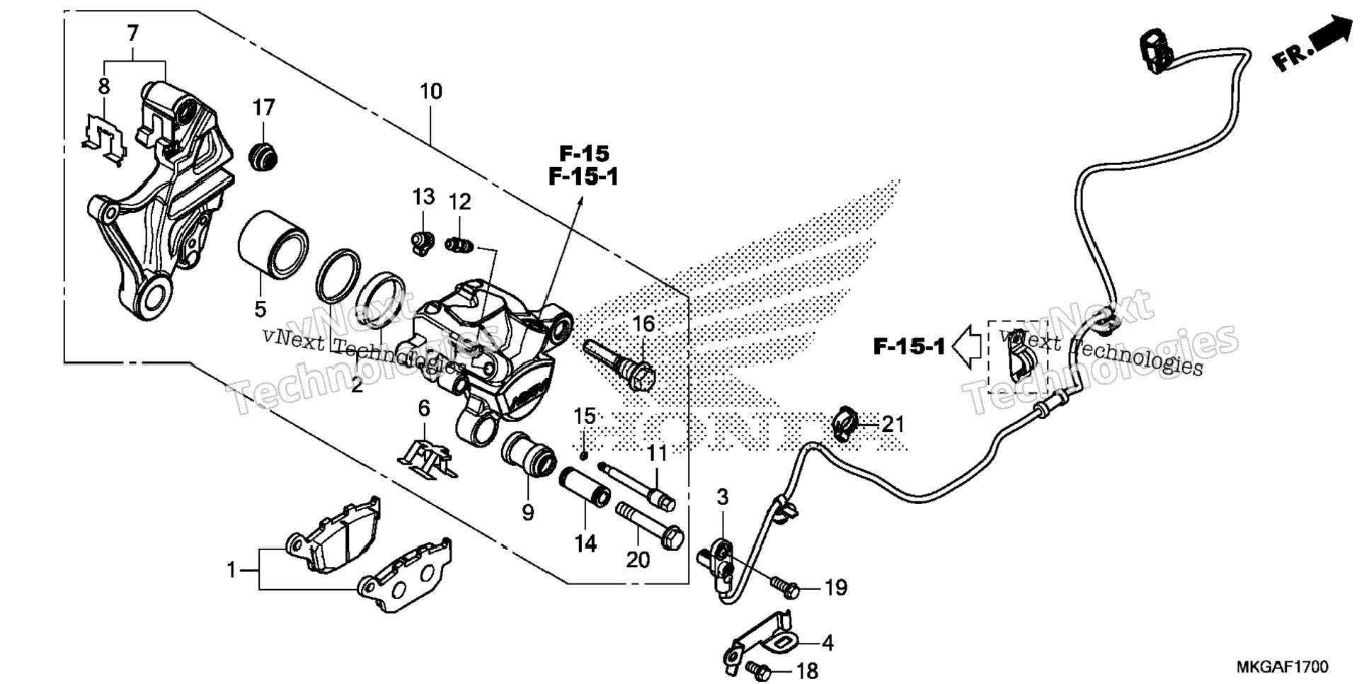 Rear Brake Caliper
