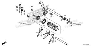 Нажмите для увеличения Gearshift Drum (1)