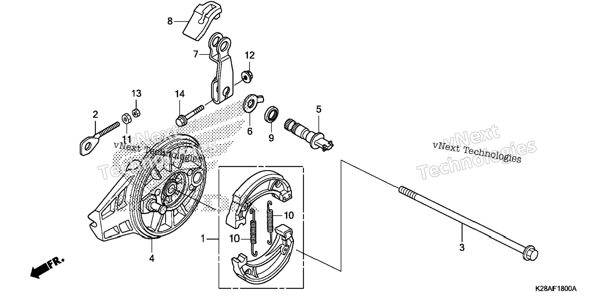 Rear Brake Panel