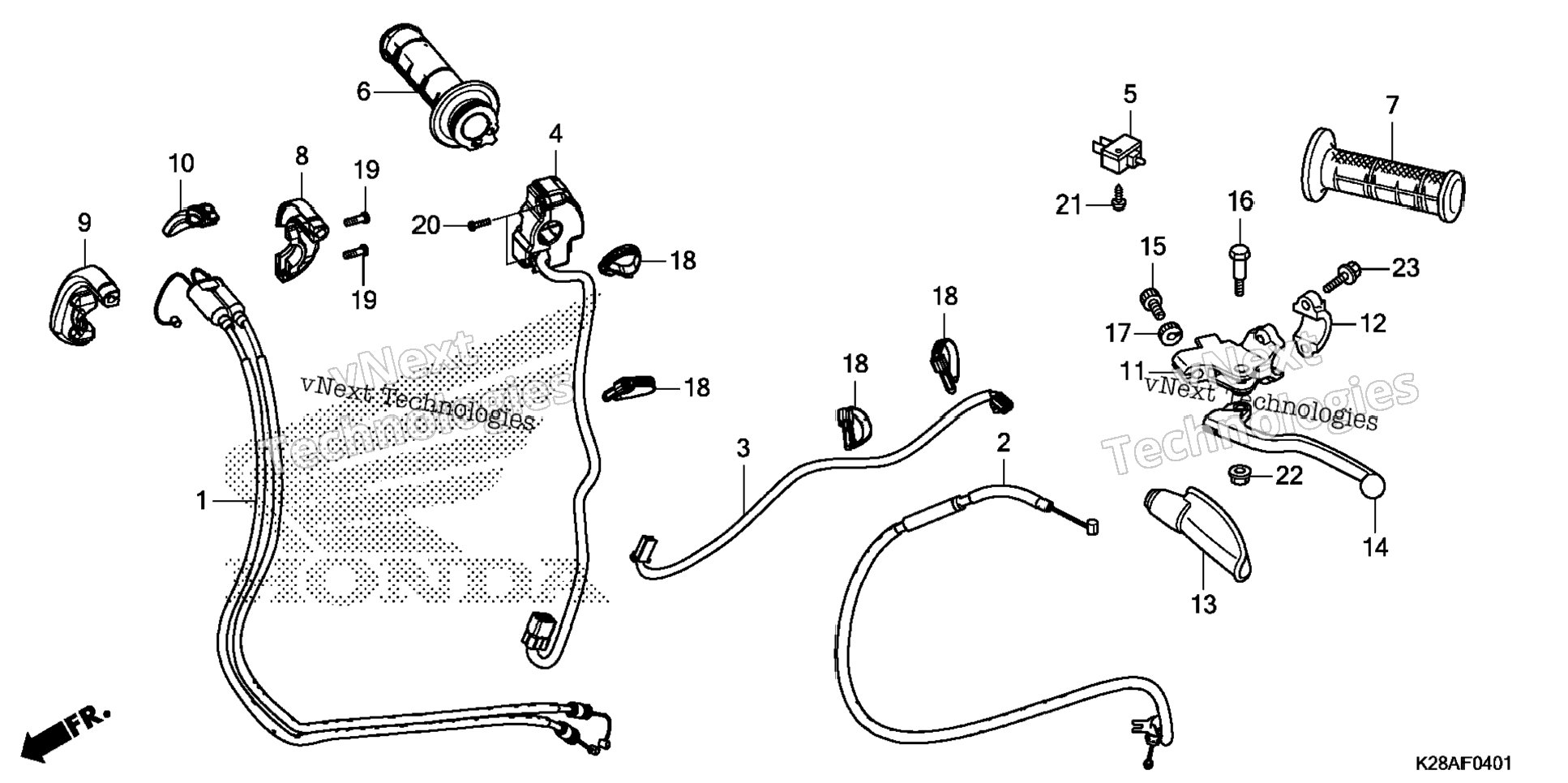 Handle Lever@Switch@Cable (2)