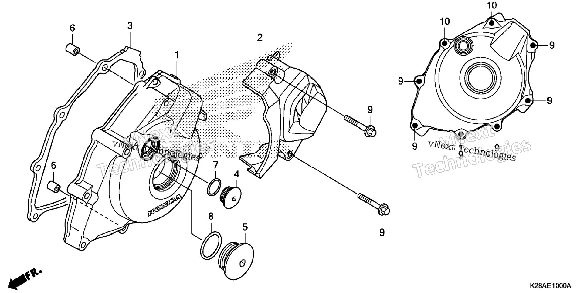 Left Crankcase Cover